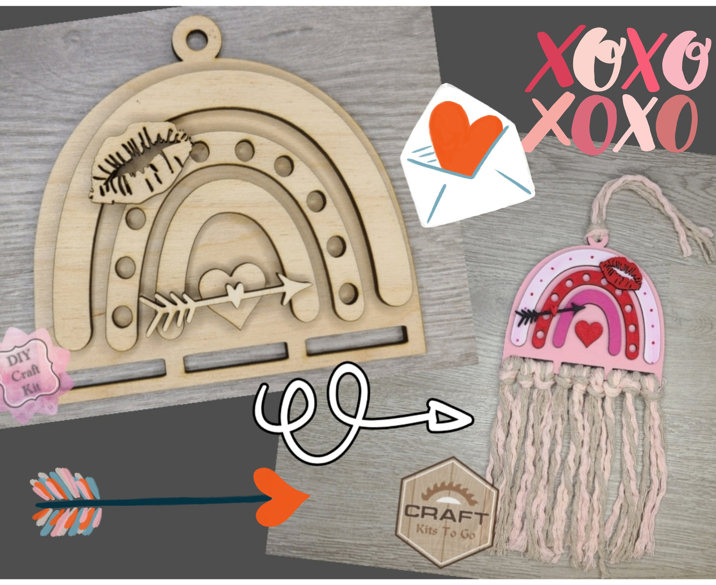 Valentine's Macramé | #3581