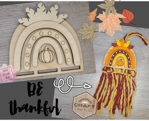 Thanksgiving Macramé Kit | Fall Crafts | DIY Craft Kits | Paint Party Supplies | #3587