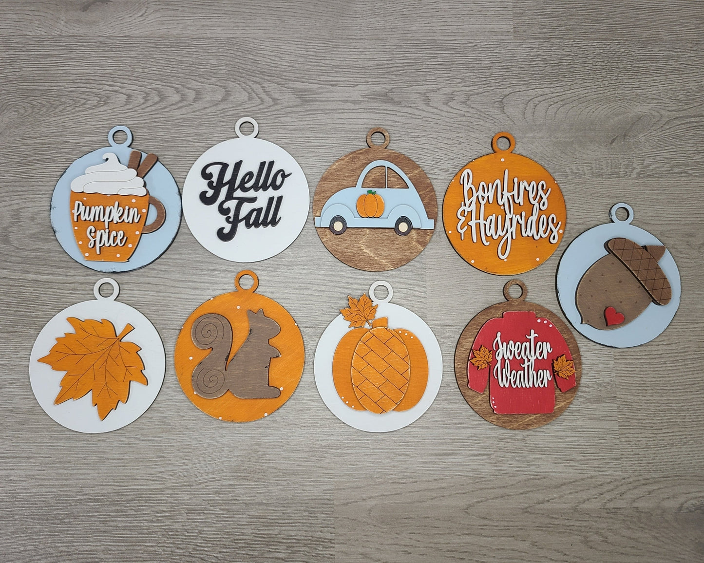 Fall Pumpkin Round | #3545