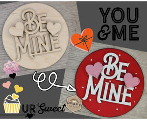 Be Mine | Valentine's Day | Valentine Crafts | Valentine decor | DIY Craft Kits | Paint Party Supplies | #3616
