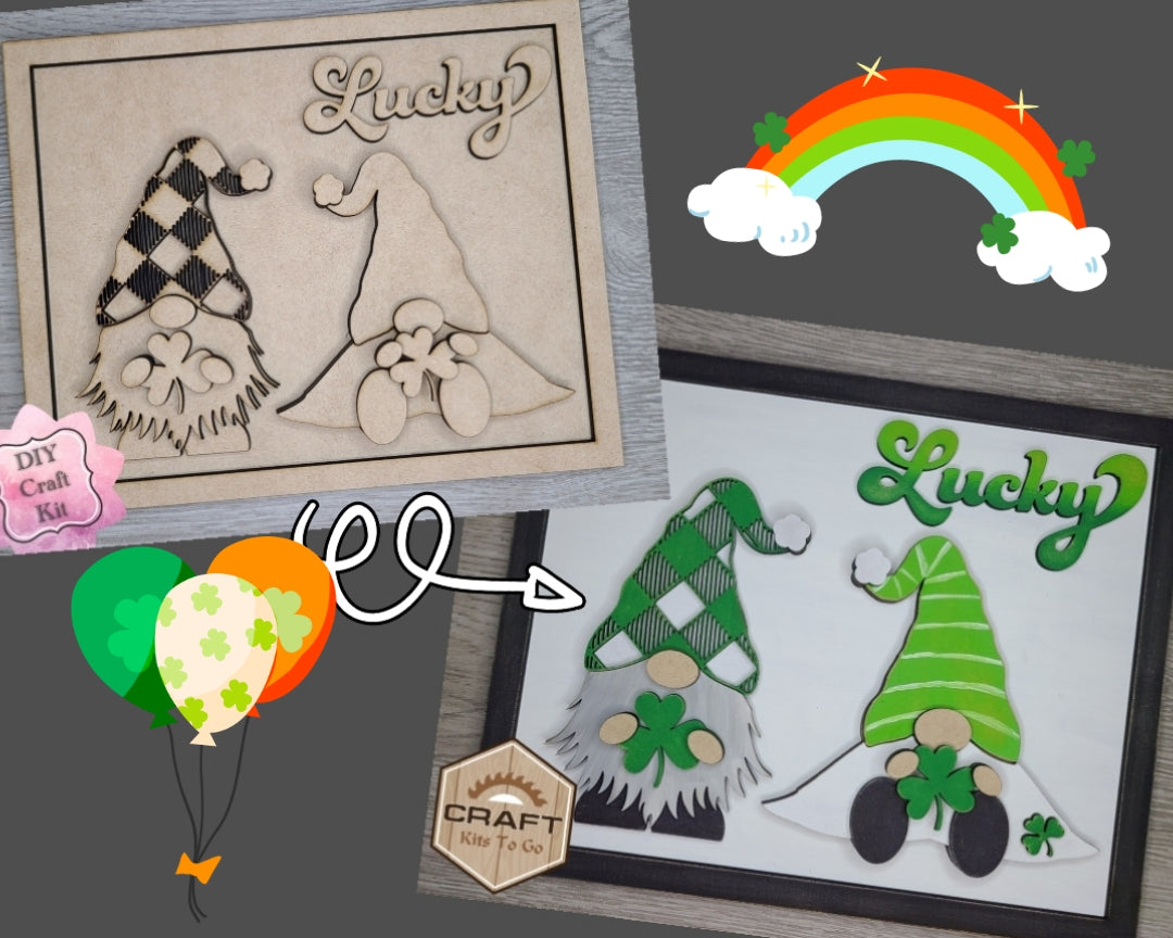 St. Patrick's Day Gnomes | #3266
