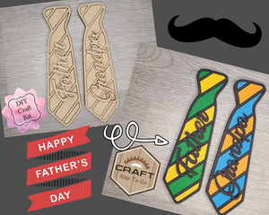 Dad's Tie | Father's Day ideas | Dad Gifts | DIY Craft Kits | Paint Party Supplies | #3035
