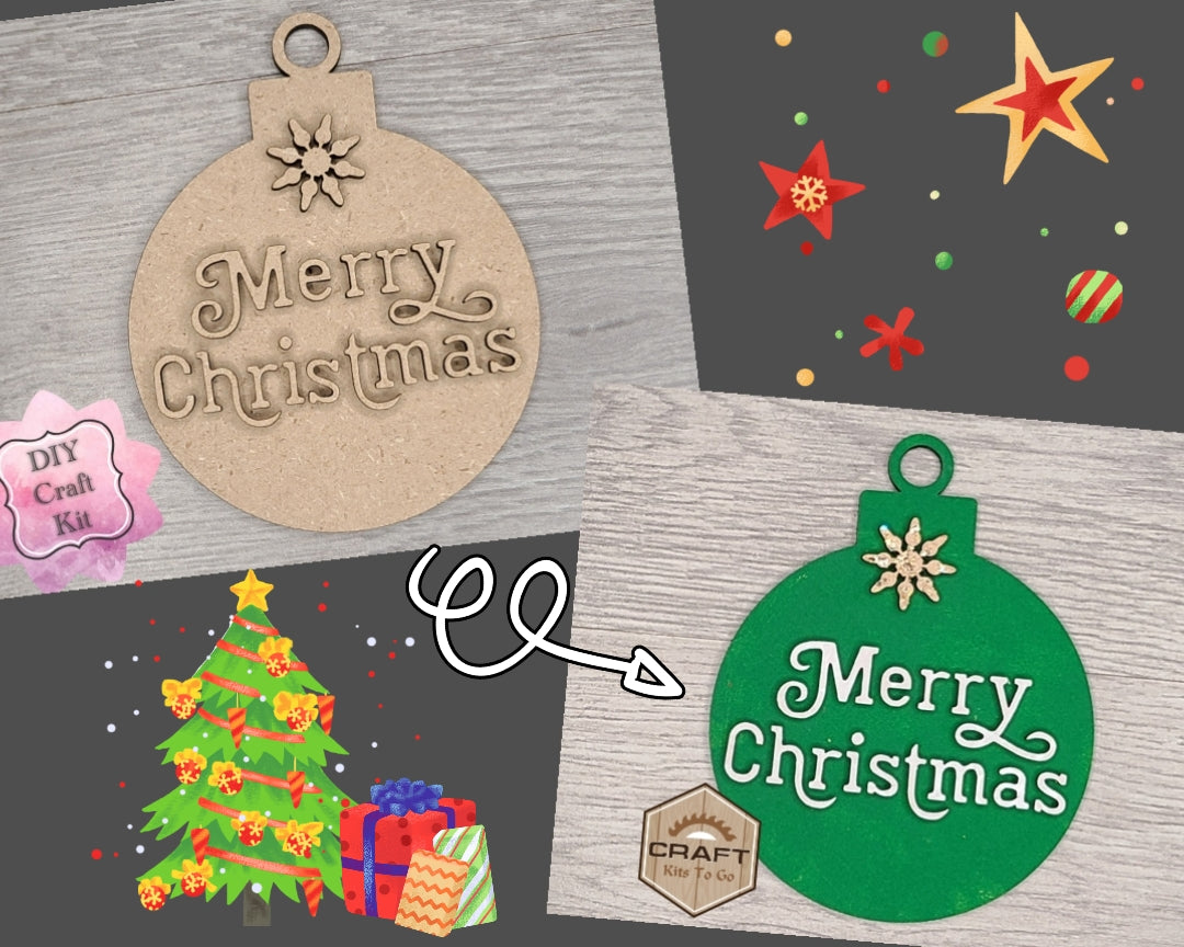 Merry Christmas Ornament | #2805