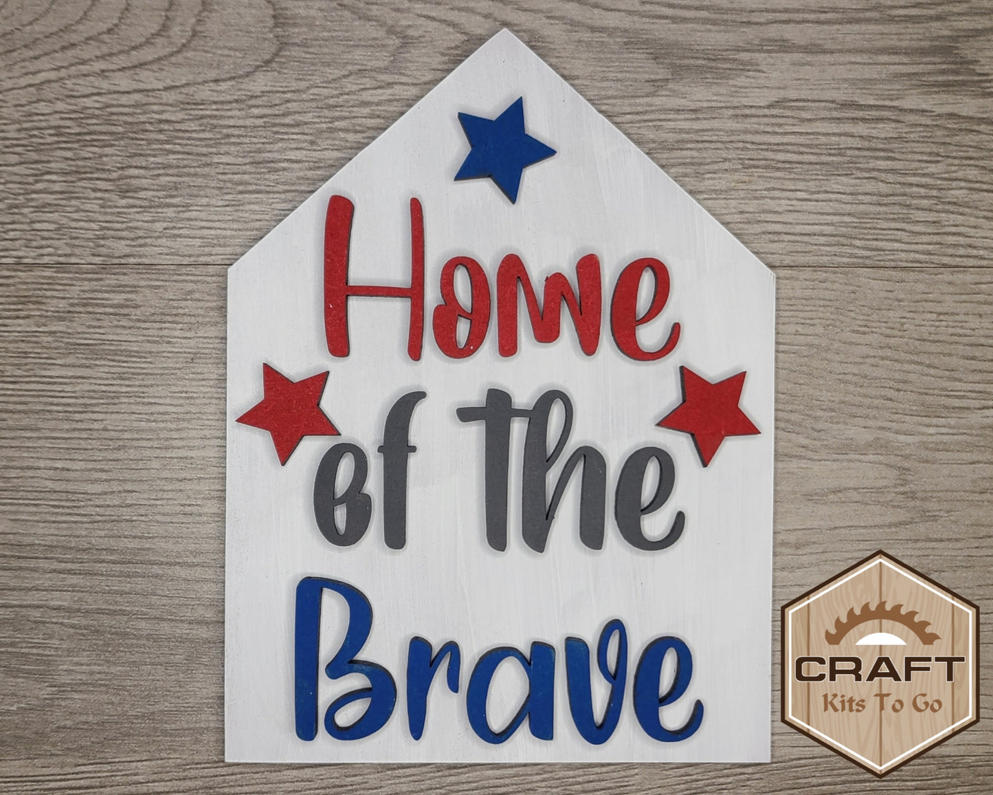 Home of the Brave Sign | #2269