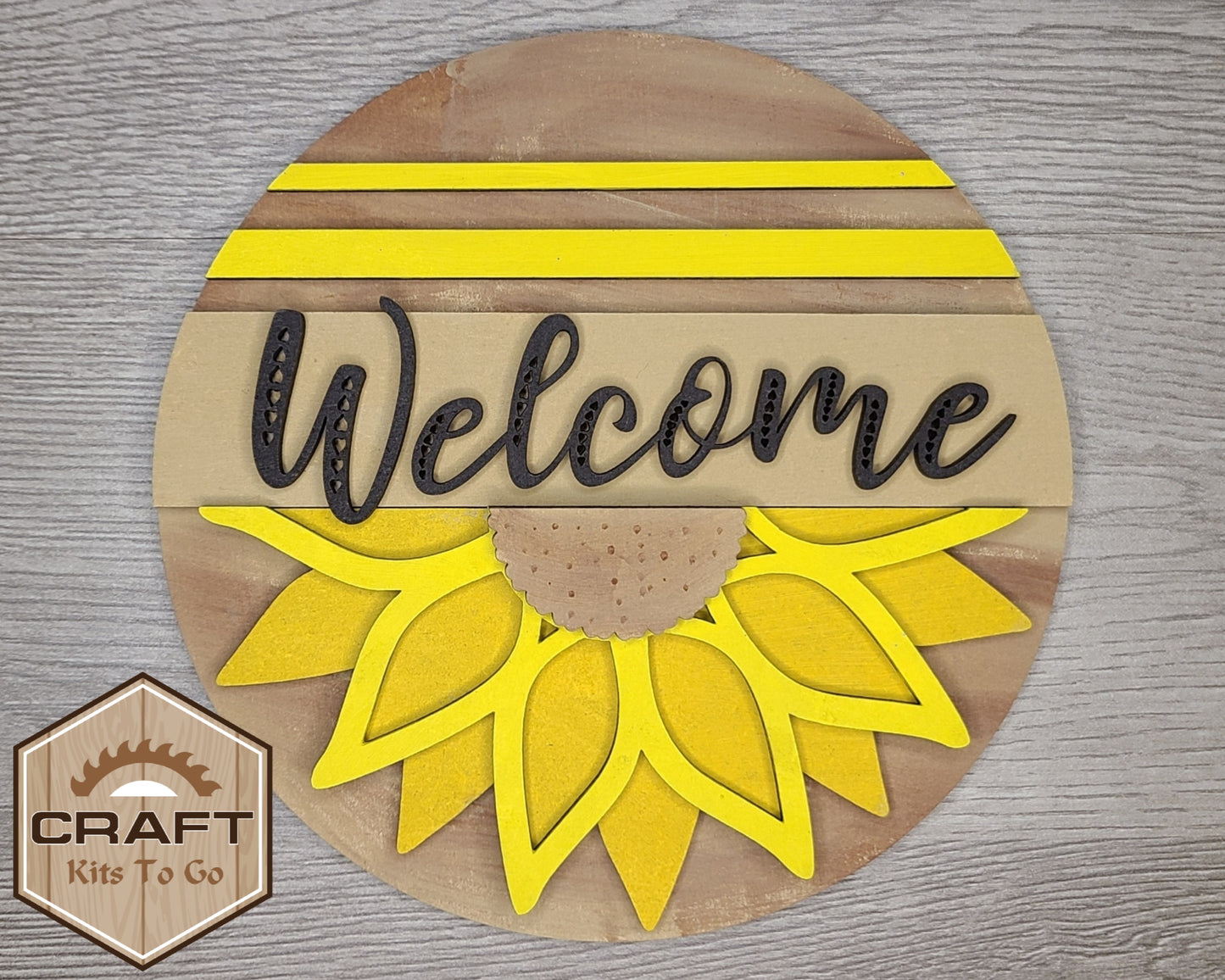 Sunflower Welcome Sign | #2309