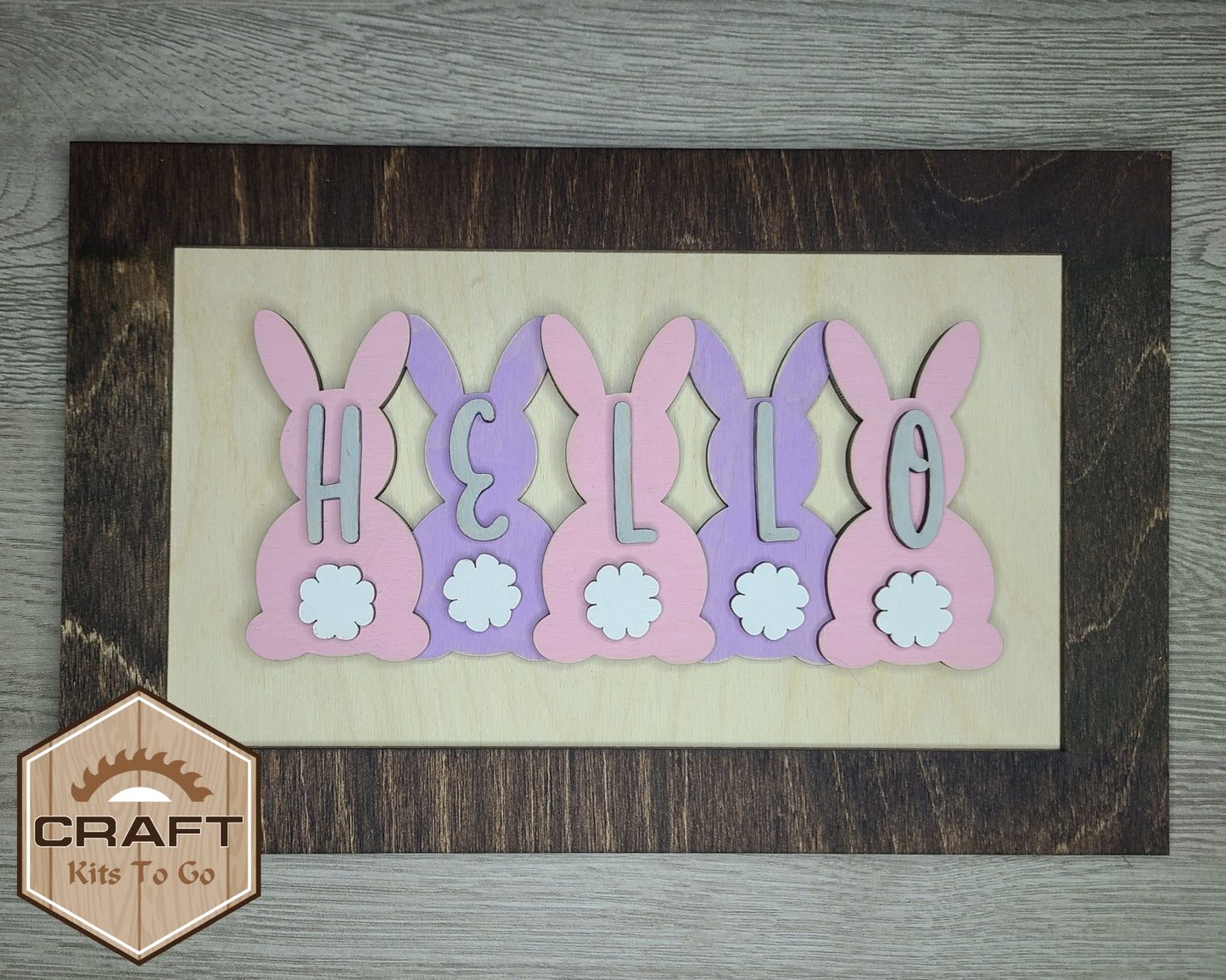 Hello Bunnies Easter Sign | #3083