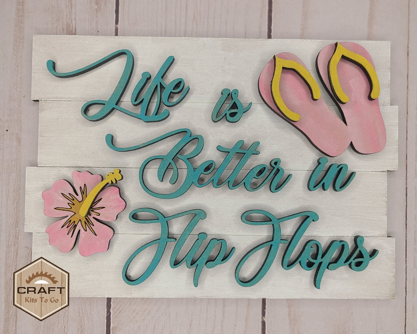 Life is Better in Flip Flops | #2594