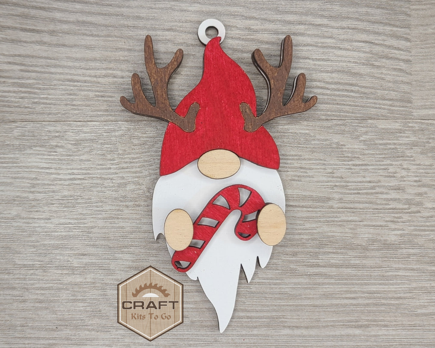 Reindeer Gnome Christmas Ornament | #3336