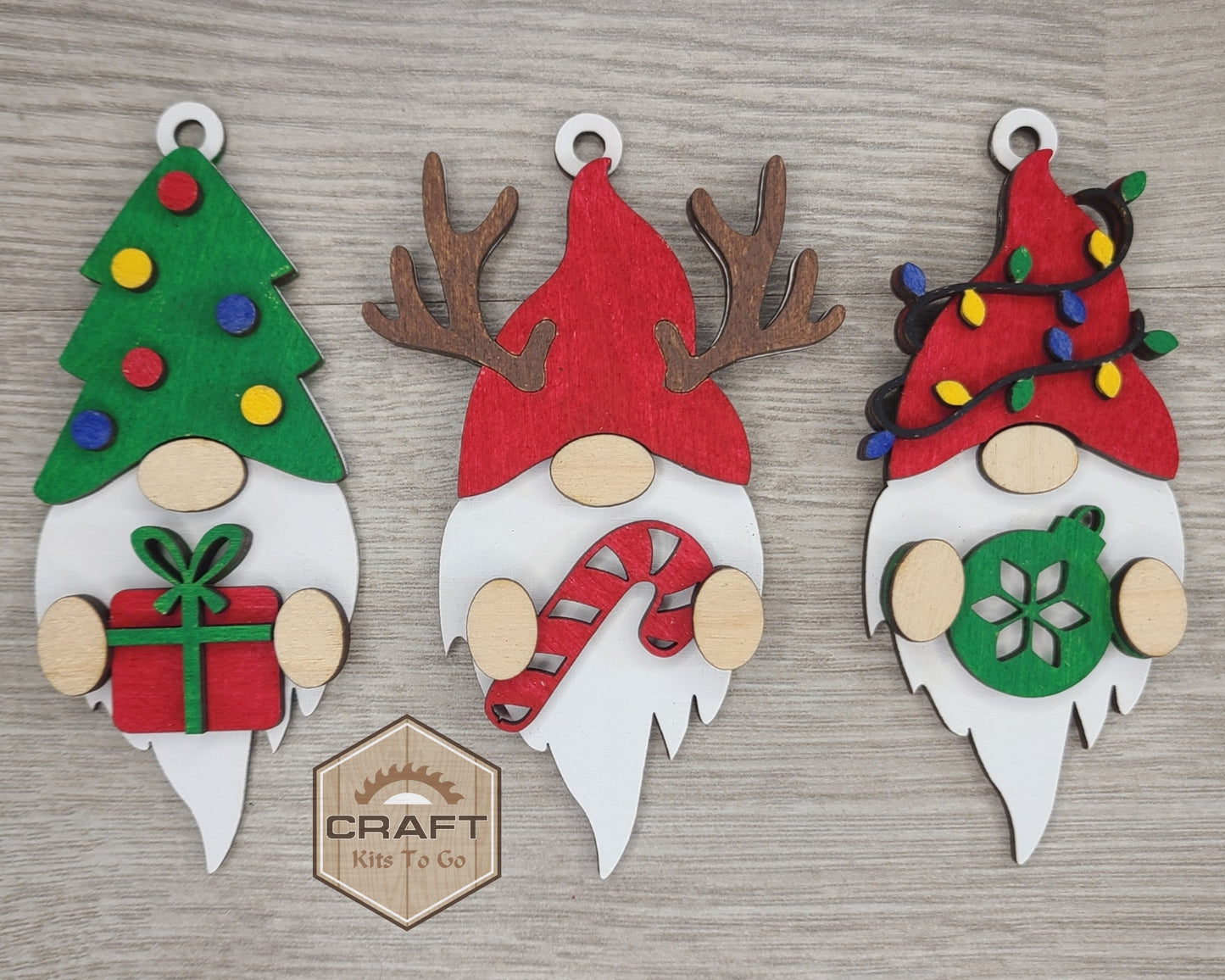 Reindeer Gnome Christmas Ornament | #3336