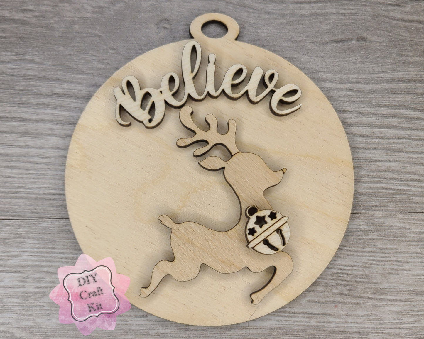 Believe Reindeer Ornament | #3360