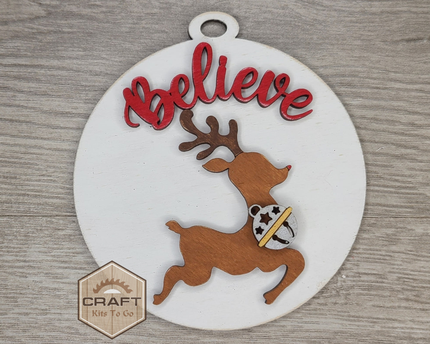 Believe Reindeer Ornament | #3360