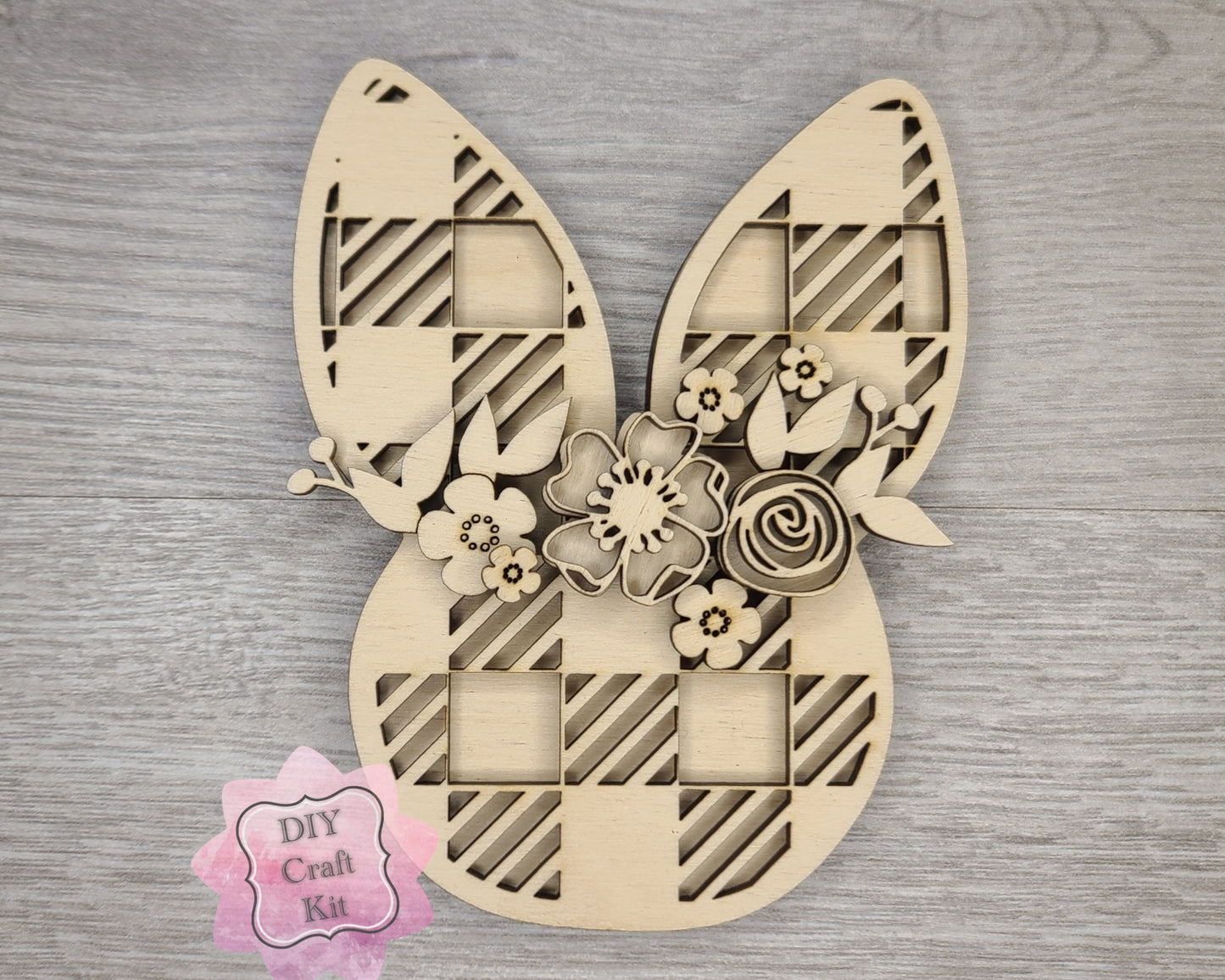 Plaid Easter Bunny | #3454