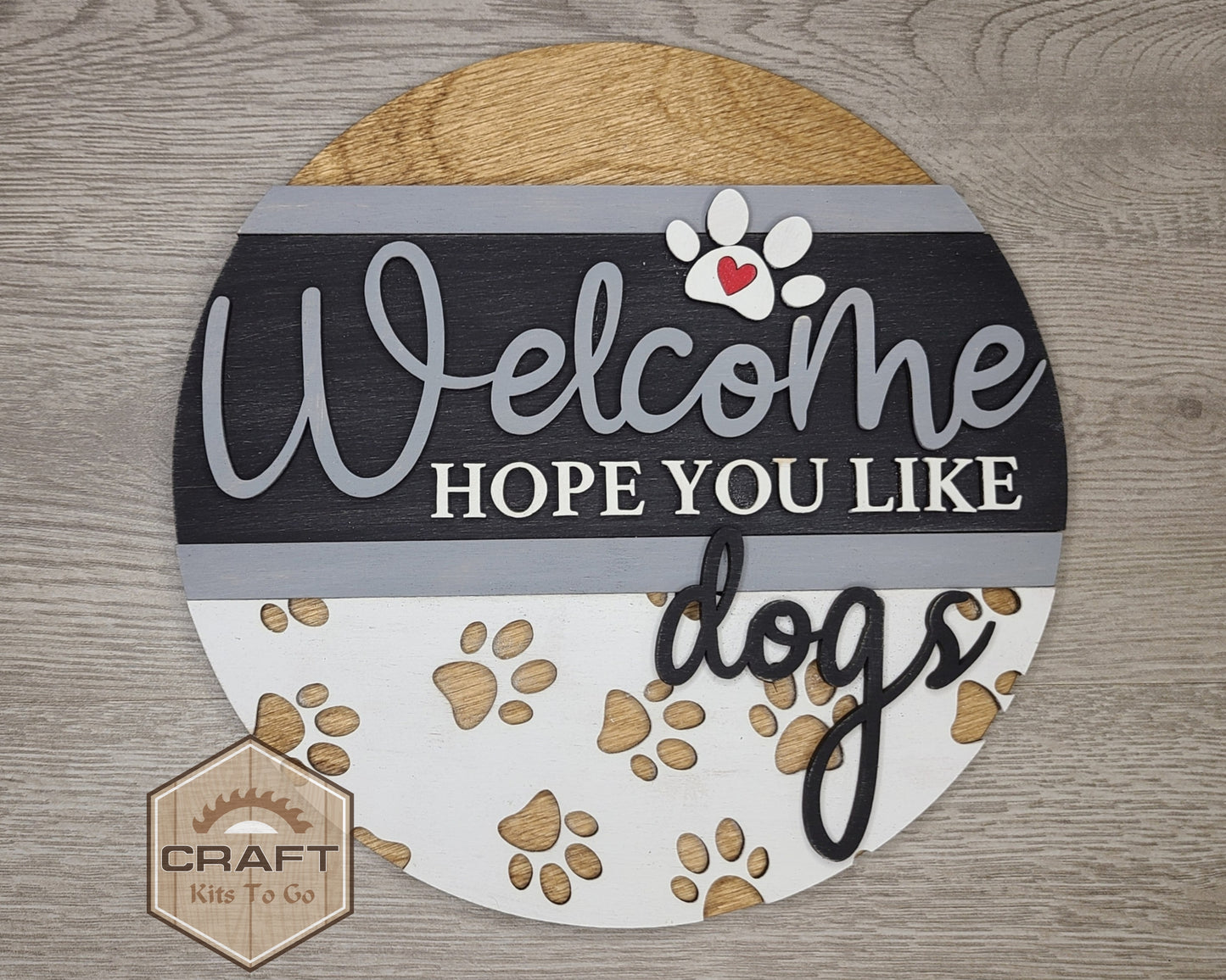 Dog Welcome Sign | #3112