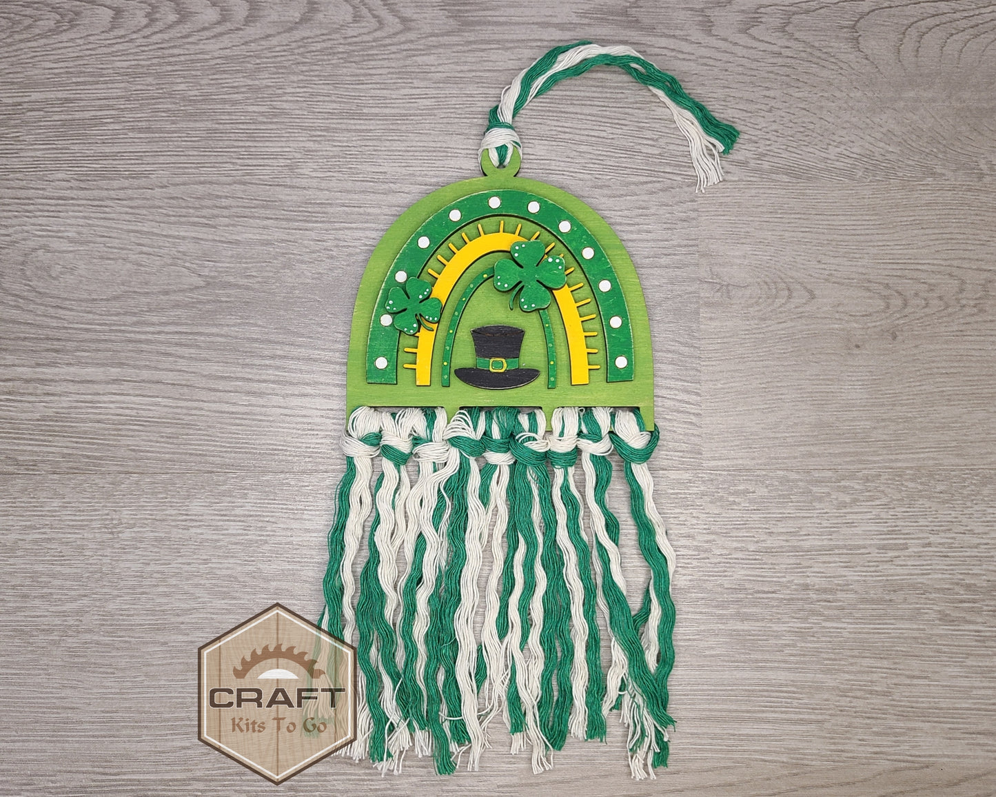 St. Patrick's Day Macramé | #3582
