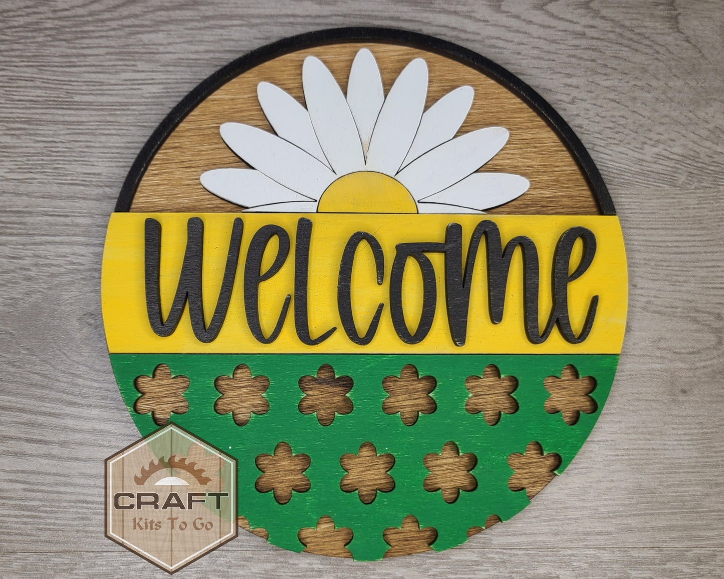 Daisy Welcome Sign | #3123