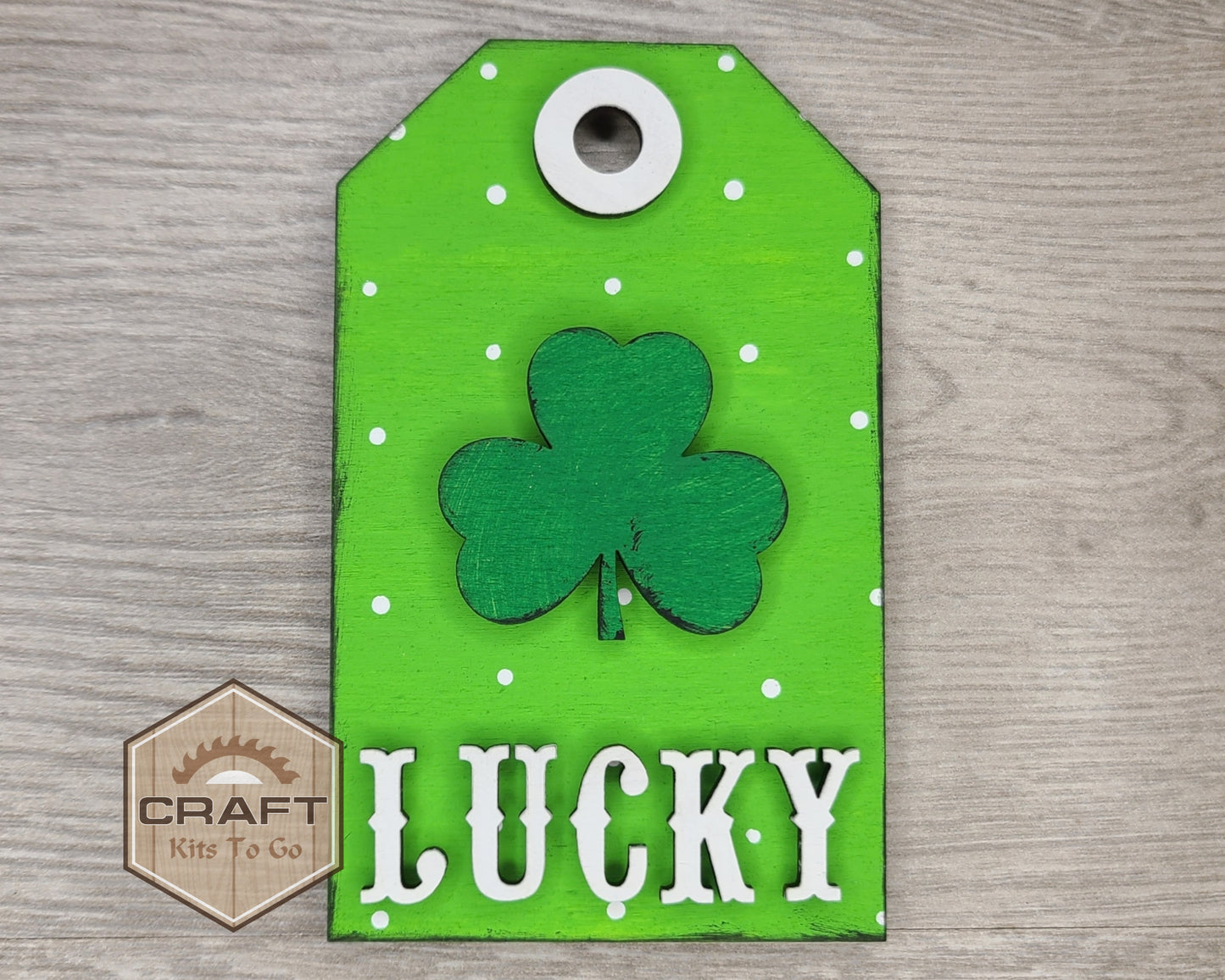 Lucky St. Patrick's Day Tag | #3650