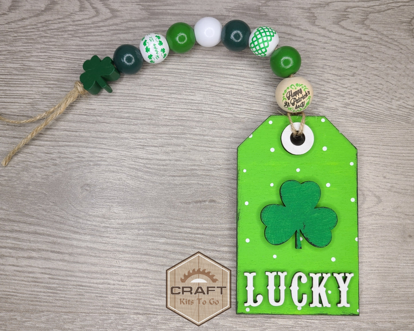 Lucky St. Patrick's Day Tag | #3650