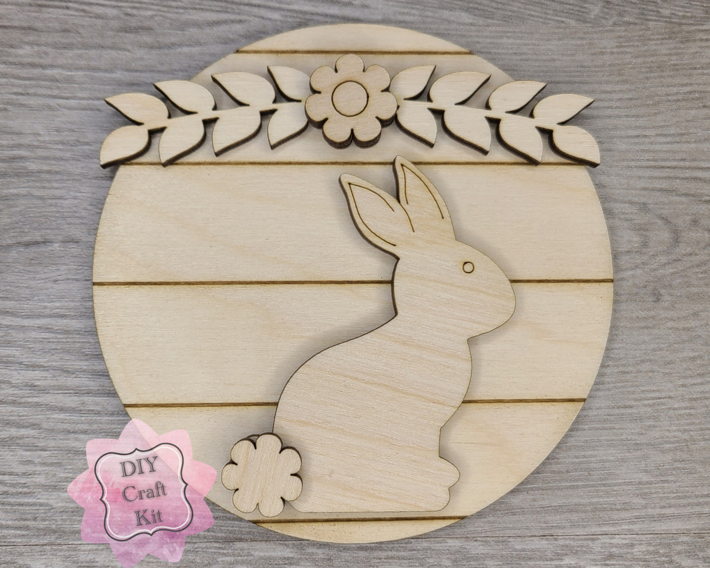 Chocolate Easter Bunny Round | #3675