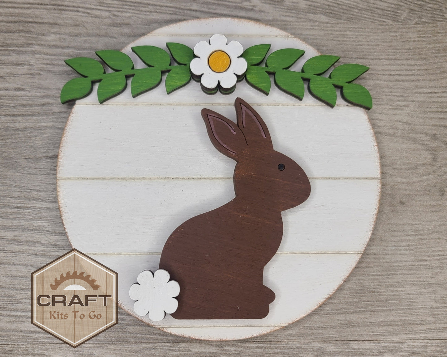 Chocolate Easter Bunny Round | #3675