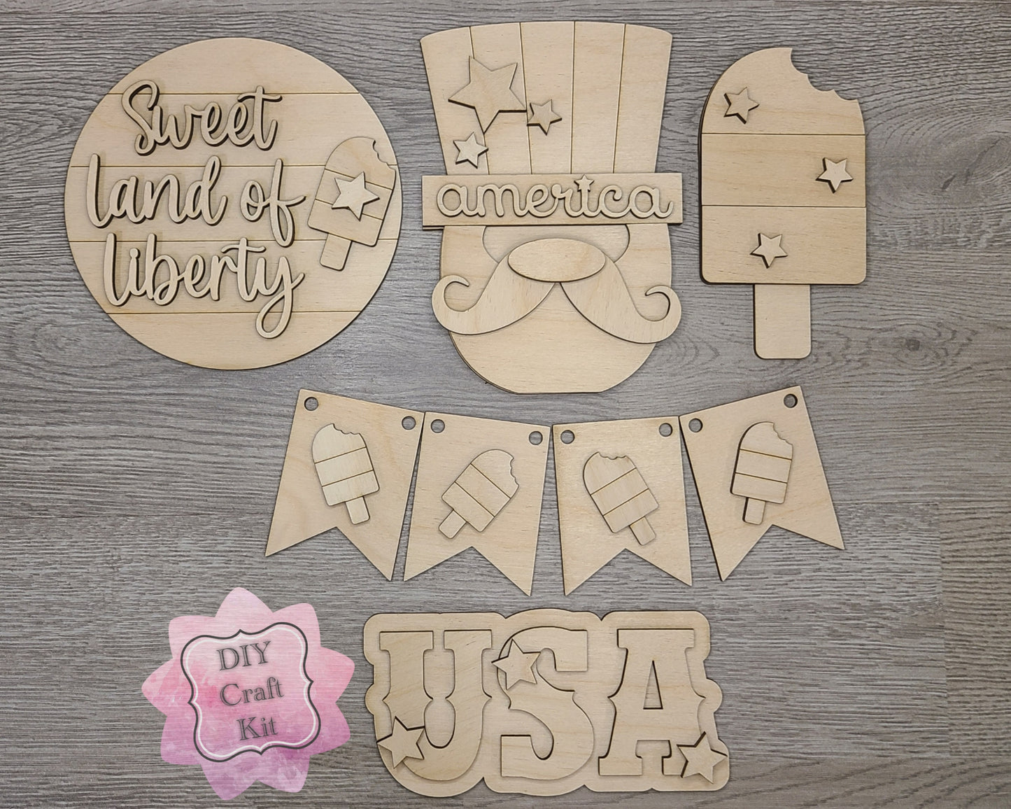 4th of July Tier Tray | #100038