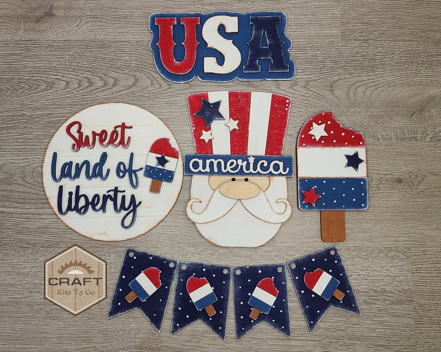 4th of July Tier Tray | #100038