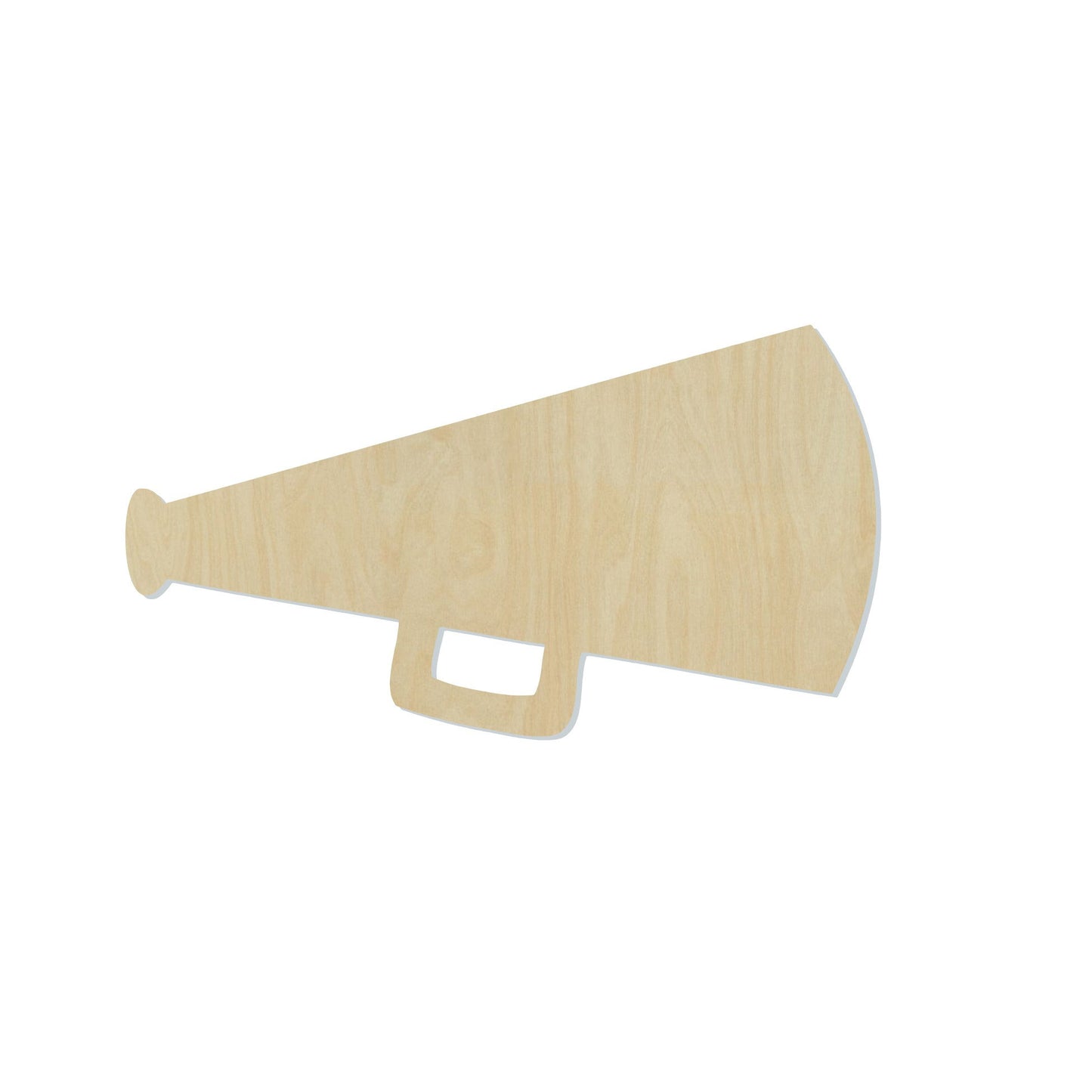 Megaphone Cutout #1020 - Multiple Sizes Available - Unfinished Wood Cutout Shapes