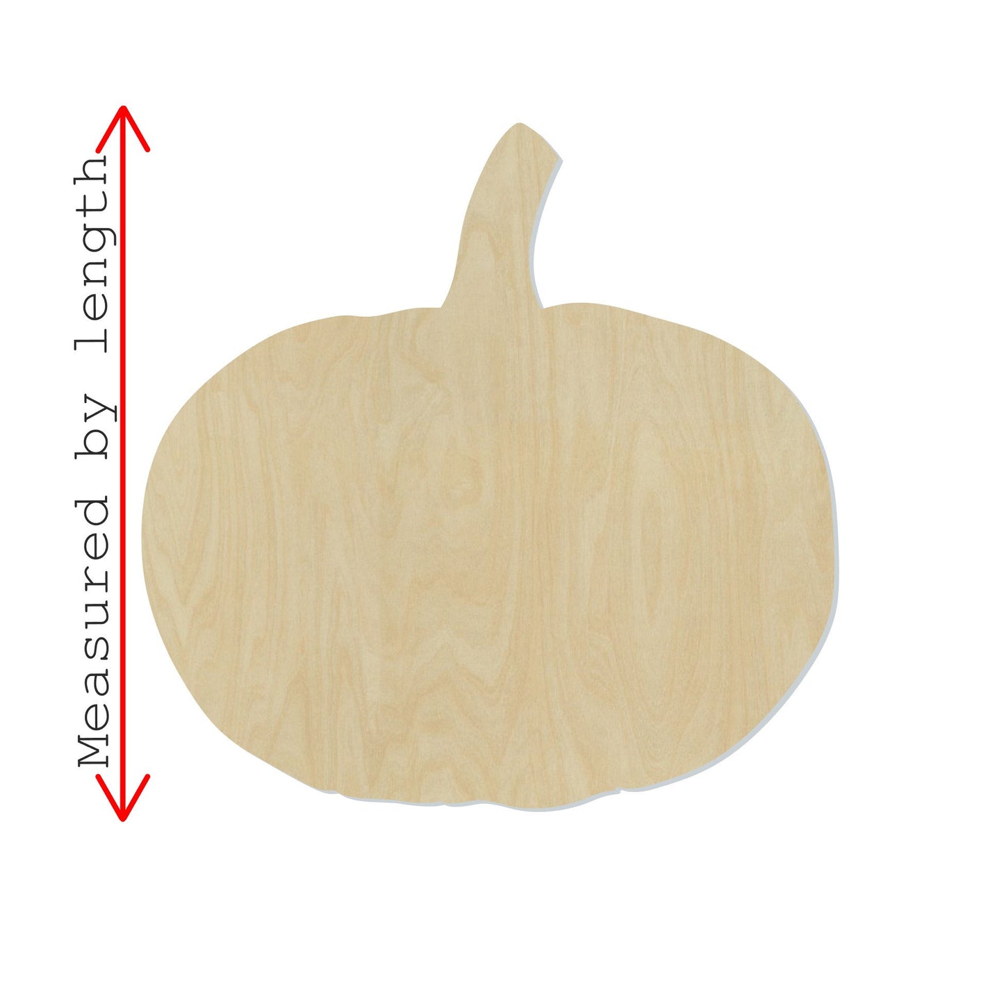 Pumpkin Wood Cutout #1023 - Multiple Sizes Available - Unfinished Wood Cutout Shapes