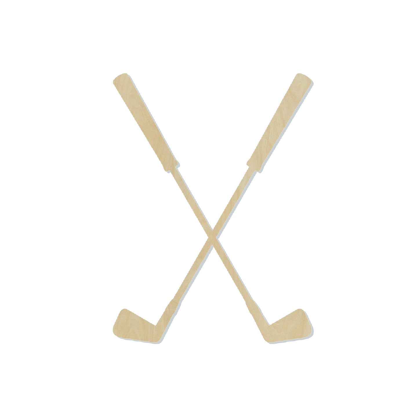 Golf Clubs Wood Cutout #1034 - Multiple Sizes Available - Unfinished Wood Cutout Shapes