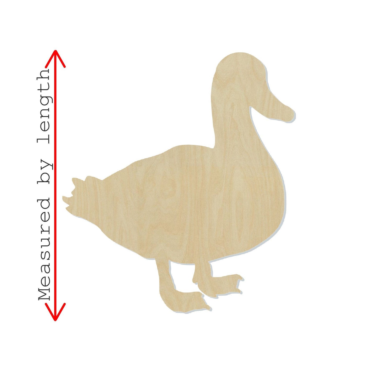 Duck Blank Duck Cutout #1059 - Multiple Sizes Available - Unfinished Wood Cutout Shapes