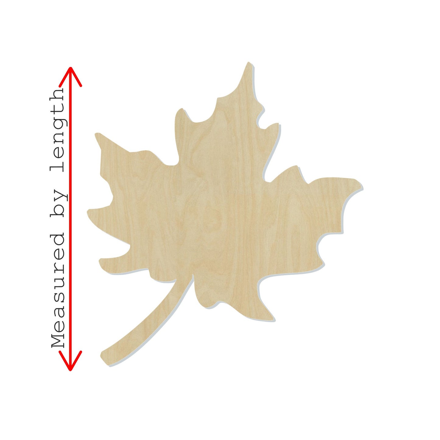 Fall Leaf Blank Fall Leaf Cutout #1060 - Multiple Sizes Available - Unfinished Wood Cutout Shapes