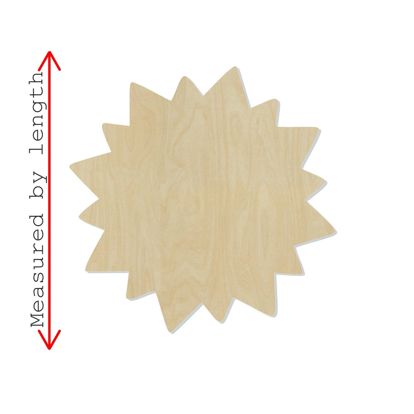 Pow blank pow outline pow cutout #1085 - Multiple Sizes Available - Unfinished Wood Cutout Shapes