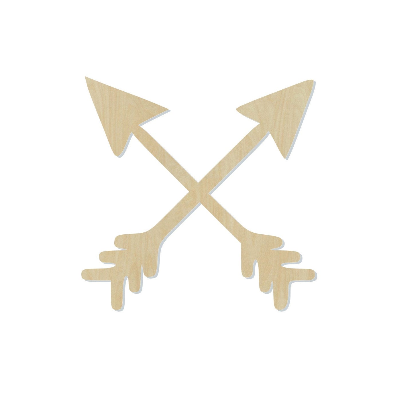 Arrow Cross Blank Tribe My tribe #1107 - Multiple Sizes Available - Unfinished Wood Cutout Shapes