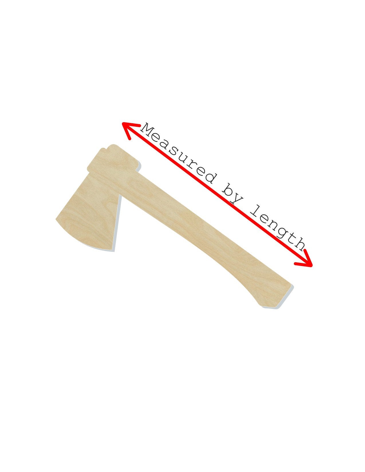 Axe Cutout blank logger wood cutting #1134 - Multiple Sizes Available - Unfinished Wood Cutout Shapes