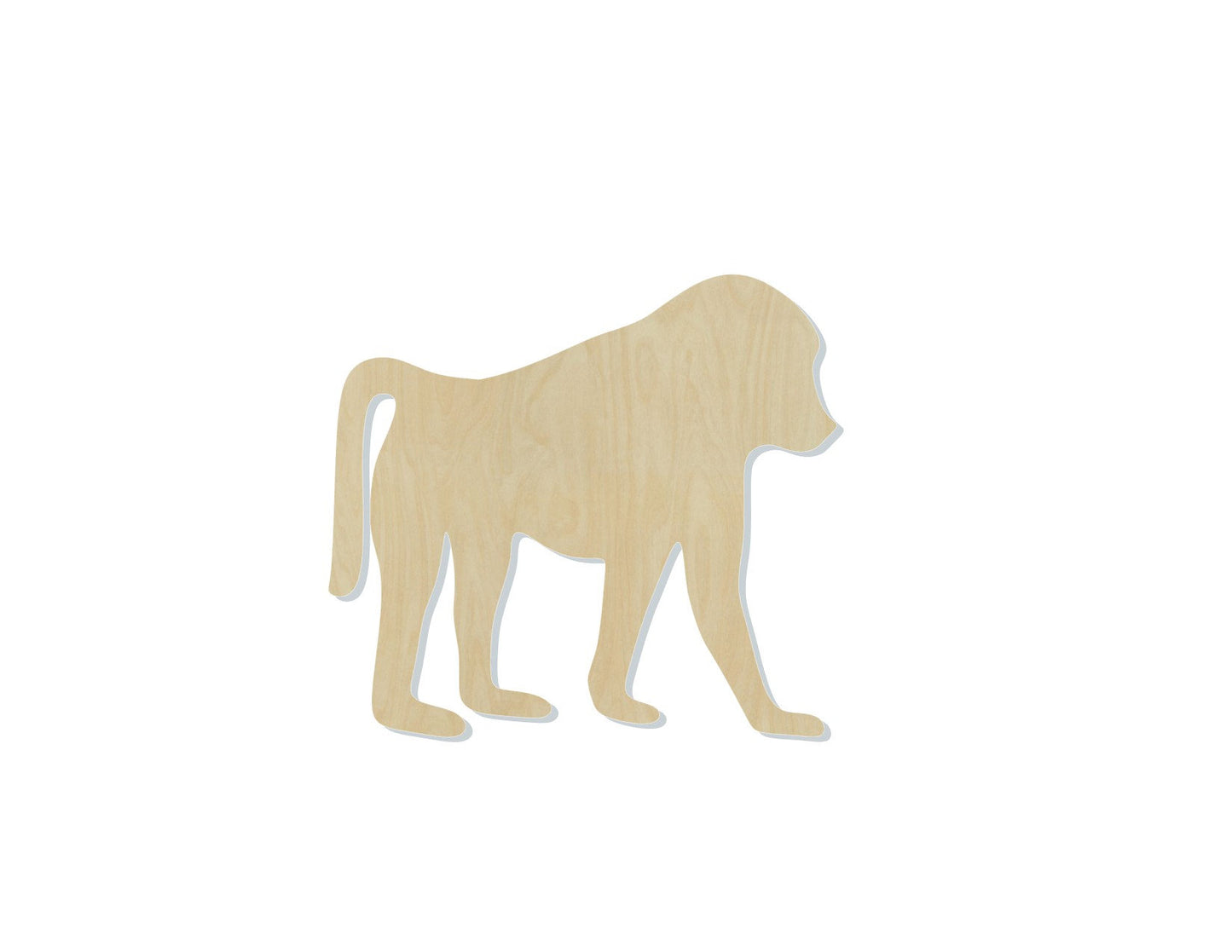 Babboon blank cutout zoo animals zoo animals wild safari #1144 - Multiple Sizes Available - Unfinished Wood Cutout Shapes
