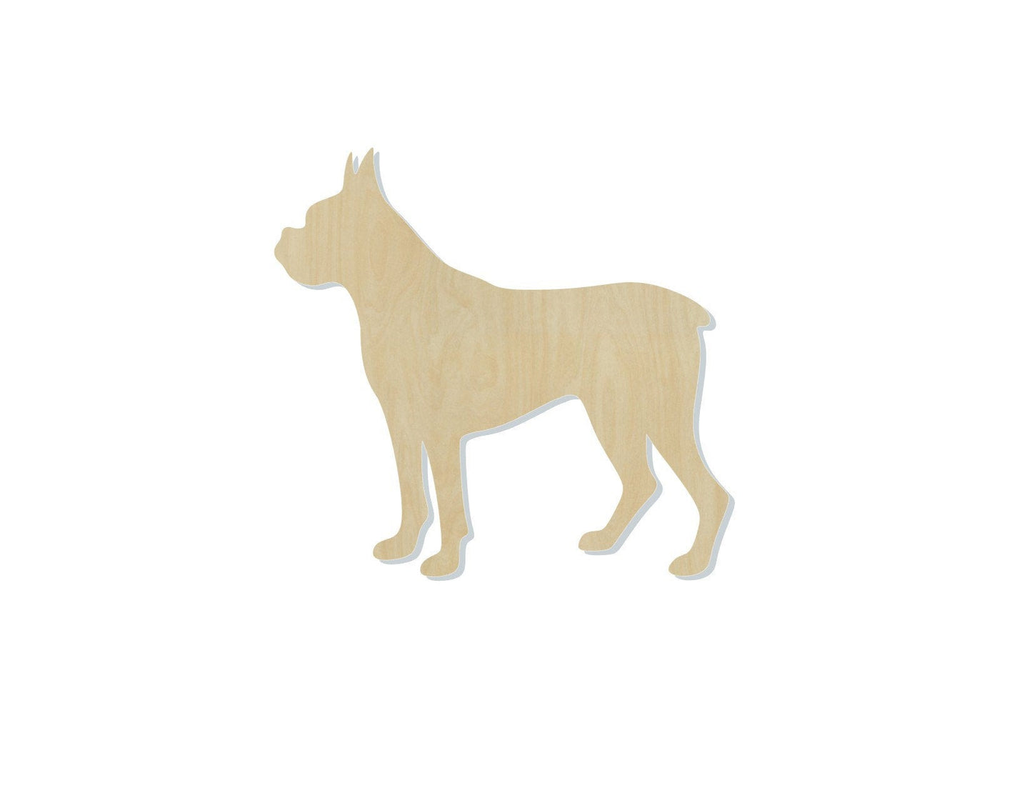 Boxer Dog Blank wood cutouts Animal blanks Mans best friend #1212 - Multiple Sizes Available - Unfinished Cutout Shapes