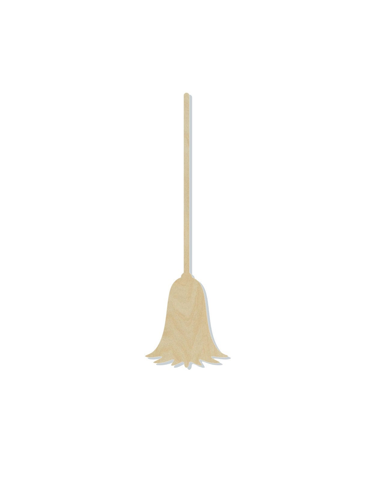 Broom Stick Household cutout kitchen wood cutouts #1226 - Multiple Sizes Available - Unfinished Wood Cutout Shapes