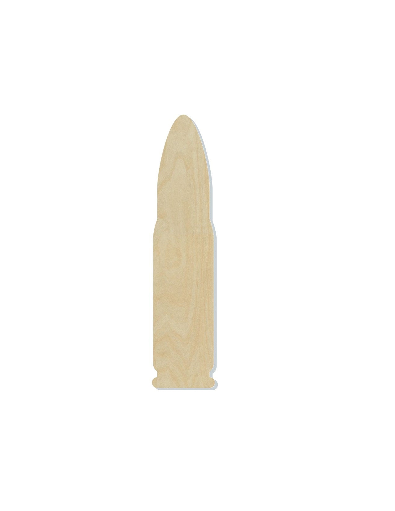 Bullet Gun Cutout wood blank Military Army Navy Air Force #1235 - Multiple Sizes Available - Unfinished Wood Cutout Shapes