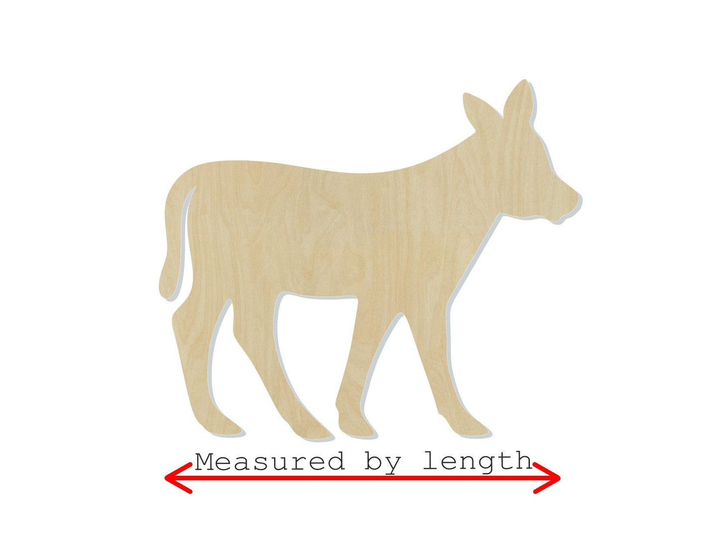 Calf Wood blank cutouts Farm Ranch Farm animals animal cutouts #1247 - Multiple Sizes Available - Unfinished Wood Cutout Shapes