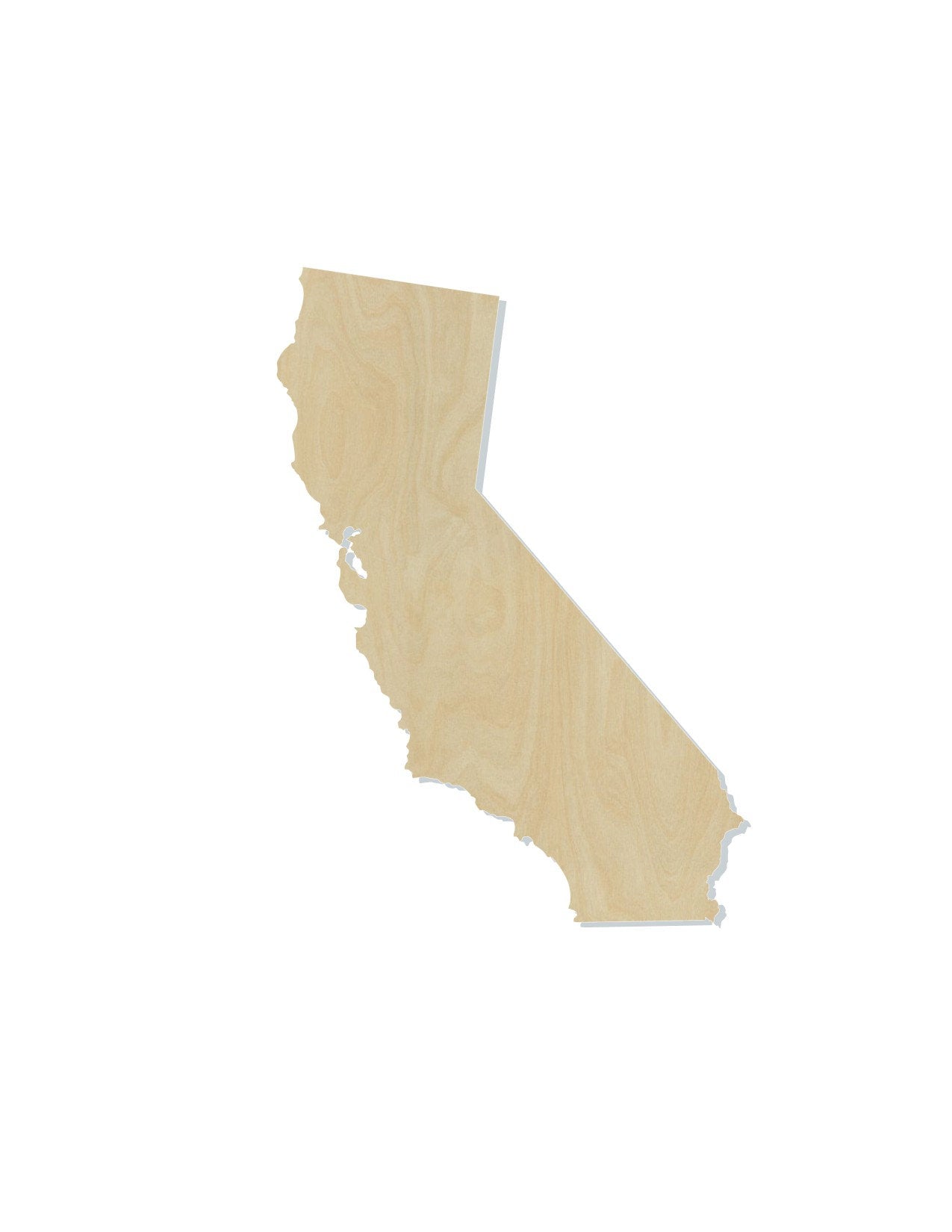 California State blank wood cutouts State Pride #1248 - Multiple Sizes Available - Unfinished Wood Cutout Shapes