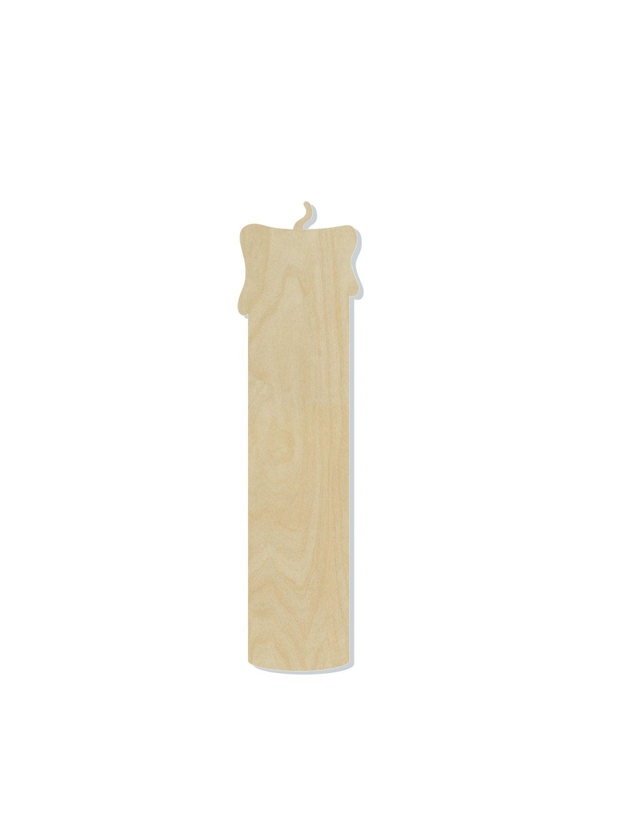 Candle blank wood cutouts, wizard, DIY Paint #1256 - Multiple Sizes Available - Unfinished Wood Cutout Shapes