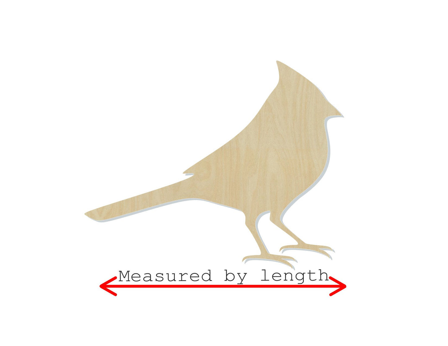 Cardinal Bird wood blank cutouts Birds DIY Paint Summertime #1259 - Multiple Sizes Available - Unfinished Wood Cutout Shapes