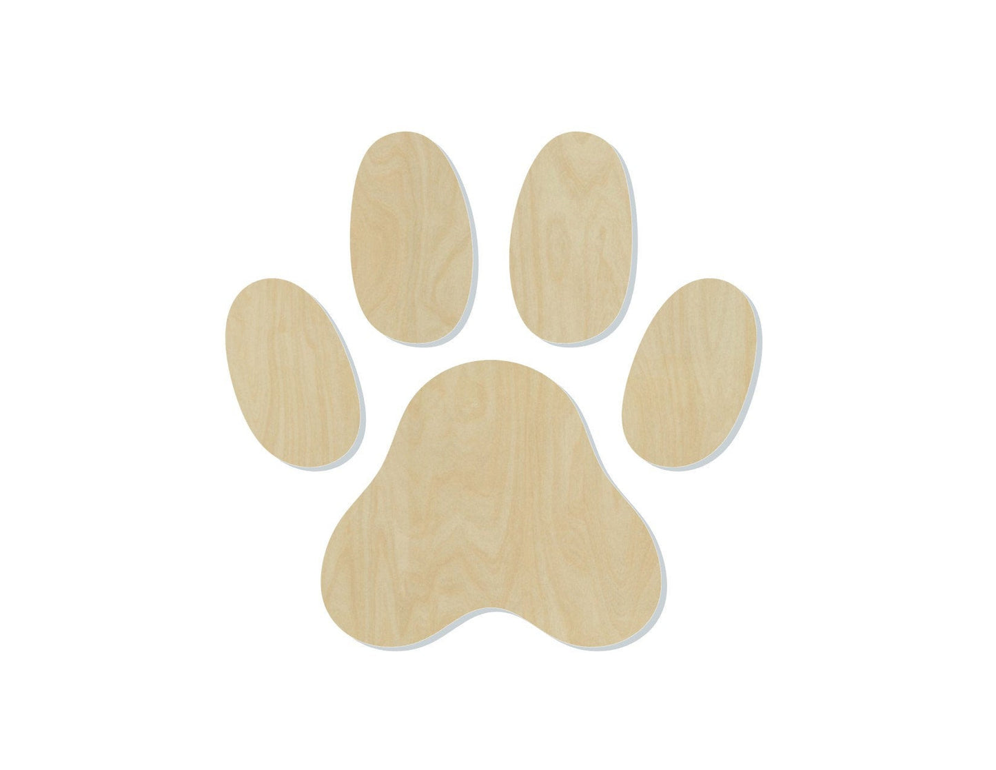 Cat Paw Animal cutouts animal blanks Farm animals #1268 - Multiple Sizes Available - Unfinished Wood Cutout Shapes