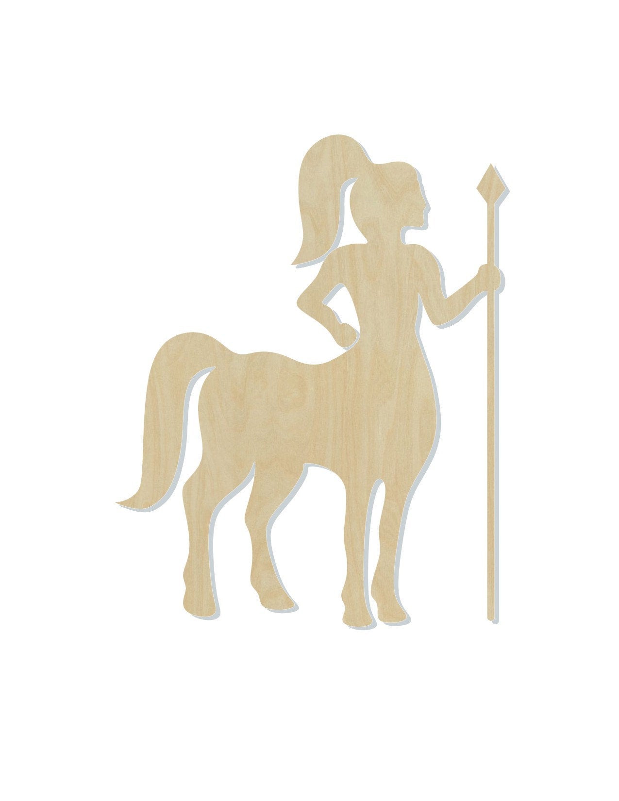 Centaur DIY Paint Horse person #1274 - Multiple Sizes Available - Unfinished Wood Cutout Shapes