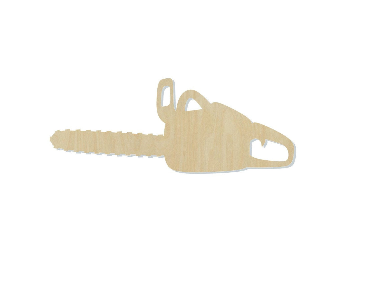 Chain Saw DIY Paint Tools blank wood cutouts #1277 - Multiple Sizes Available - Unfinished Wood Cutout Shapes