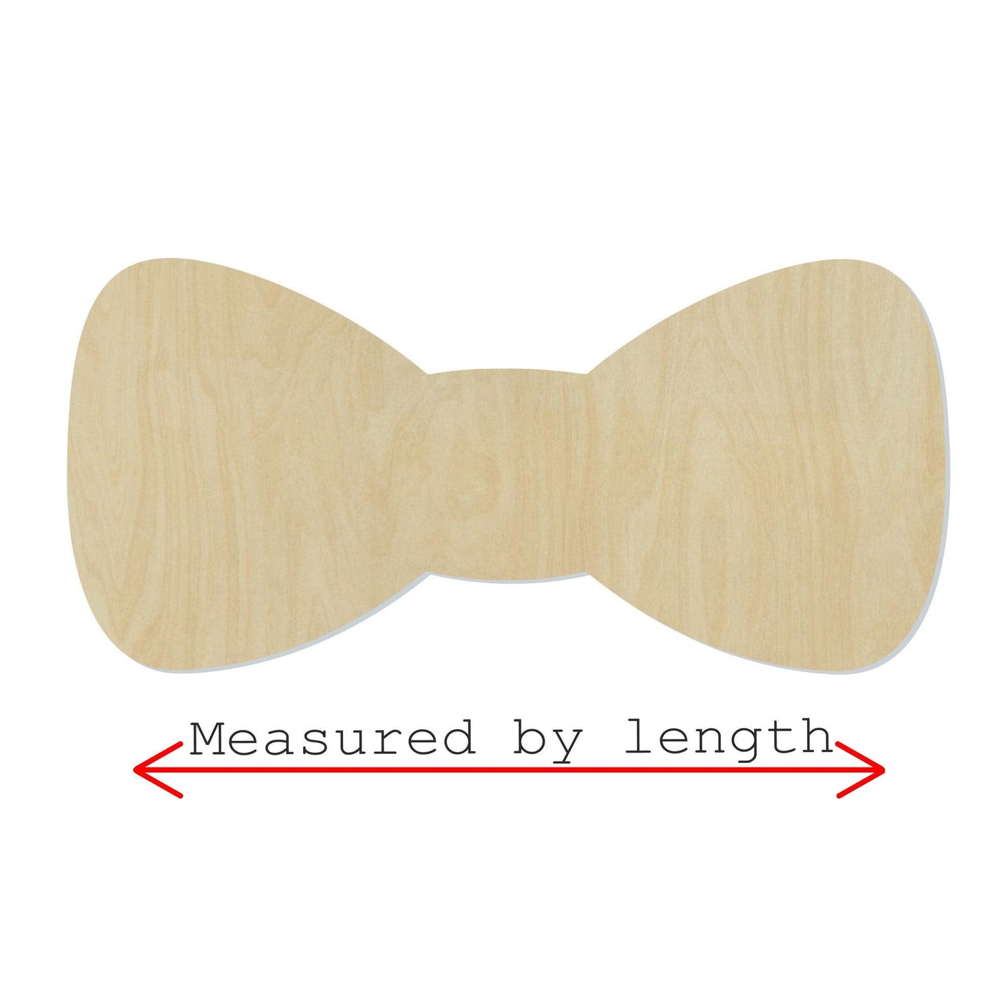 Bow Cutout #1004 - Multiple Sizes Available - Unfinished Wood Cutout Shapes