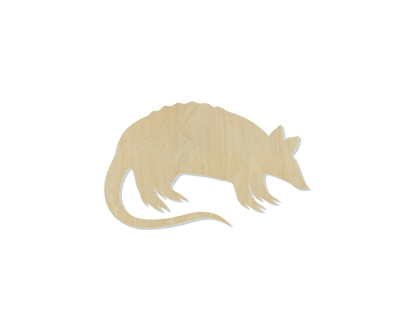 Armadillo Cutout blank animal cutouts animal blanks zoo animals #1131 - Multiple Sizes Available - Unfinished Wood Cutout Shapes