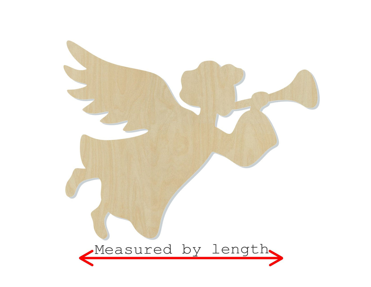 Christmas Angel cutout Christmas time Christmas Craft Paint yourself Paint kit #1308 - Multiple Sizes Available - Unfinished Cutout Shapes