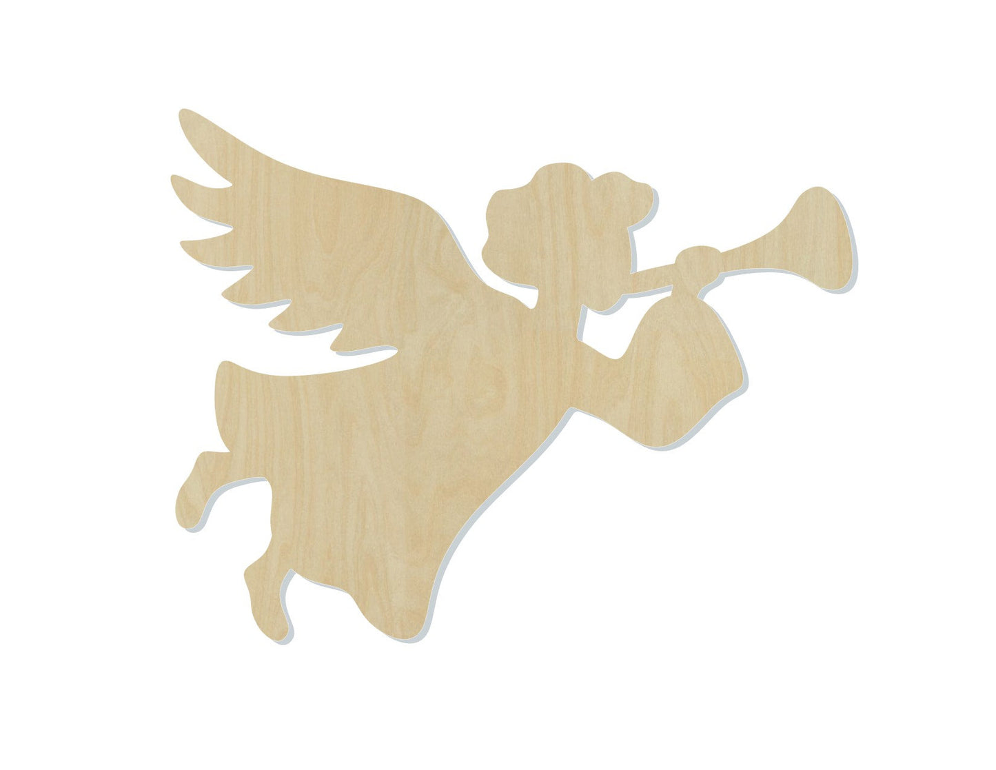 Christmas Angel cutout Christmas time Christmas Craft Paint yourself Paint kit #1308 - Multiple Sizes Available - Unfinished Cutout Shapes