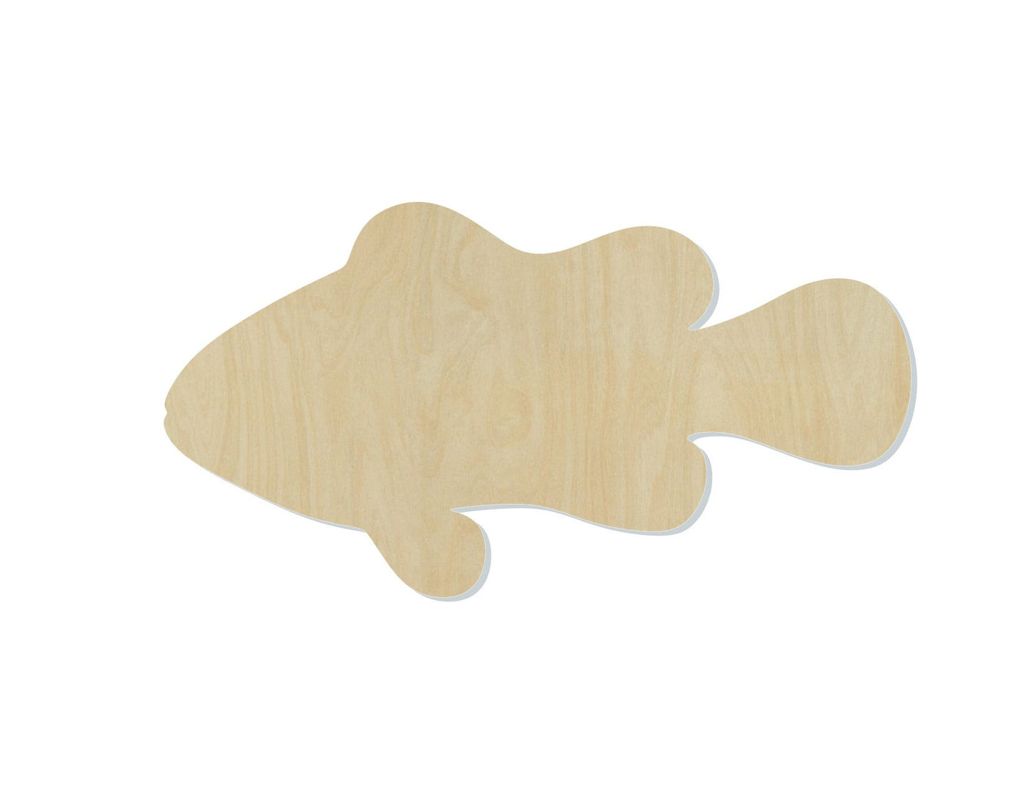 Clown Fish cutout fishing blank cutouts DIY Paint kit Ocean sea animals #1333 - Multiple Sizes Available - Unfinished Cutout Shapes