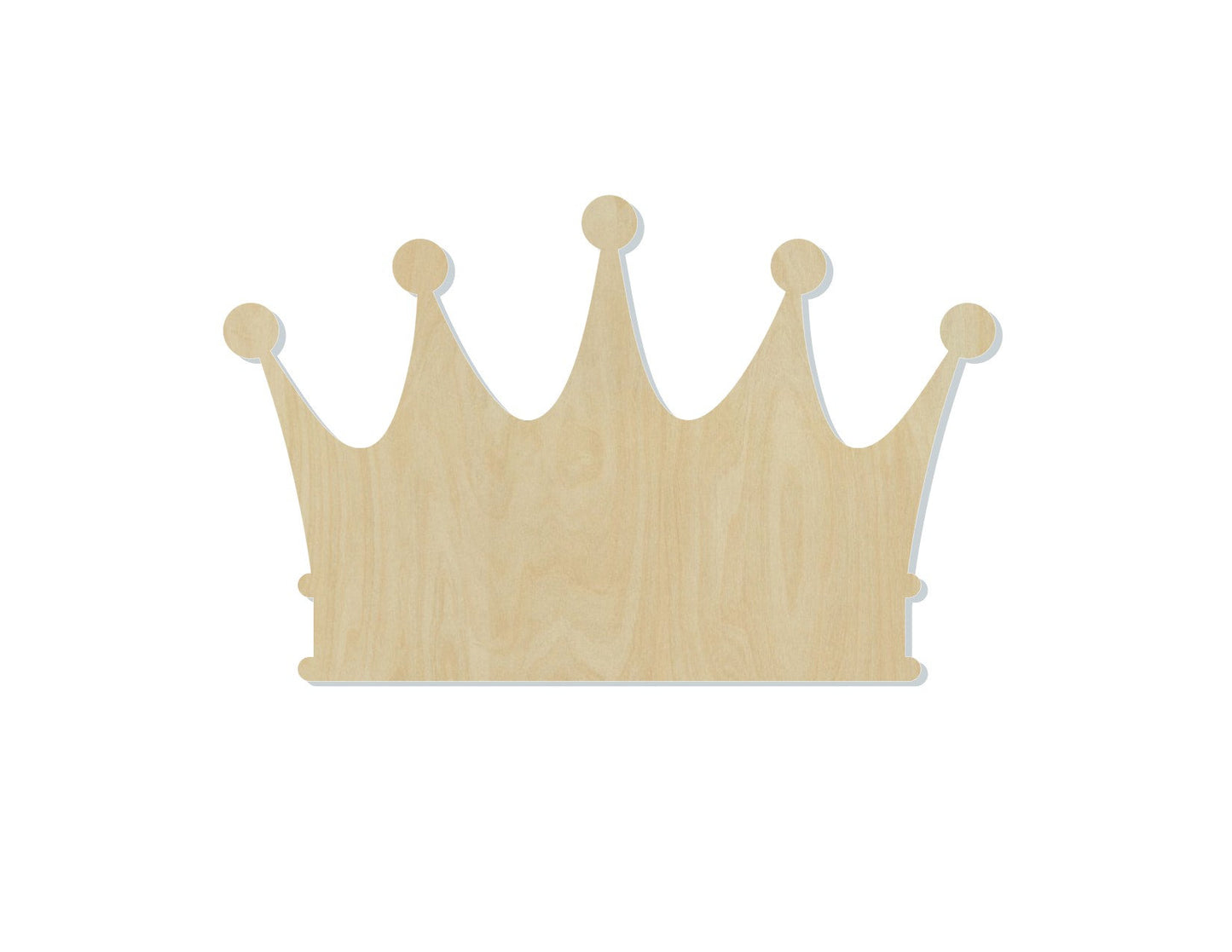 Crown Princess throne DIY paint kit wood blank cutouts Craft paint yourself #1335 - Multiple Sizes Available - Unfinished Cutout Shapes